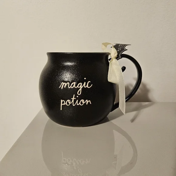 Rae Dunn Black Magic Potion Cauldron Mug - Picture 2 of 7